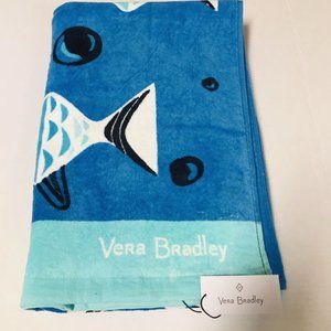 NEW VERA BRADLEY BEACH TOWEL. OVERSIZED DE…